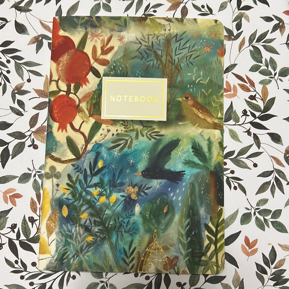 Notebook with Nature Artwork